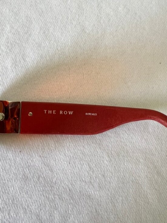 Linda Farrow x The Row 48/3 Womens Sunglasses Terracotta Red main image 10